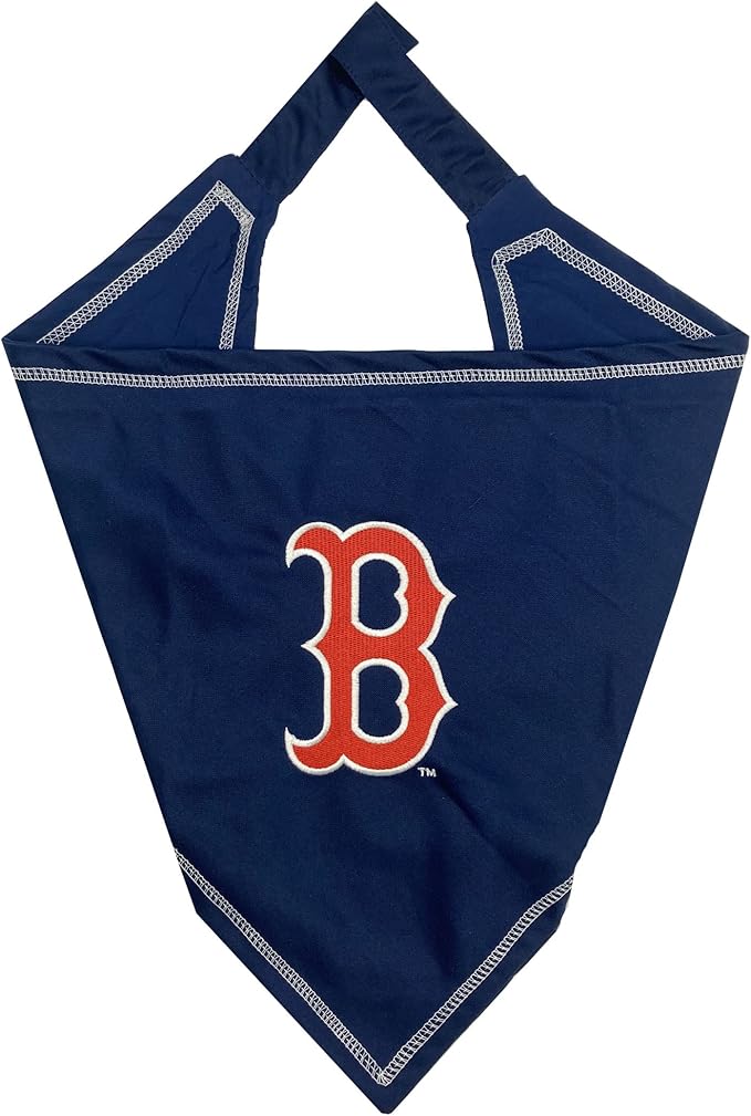 Pets First MLB Boston RED SOX TIE Bandana, Small/Medium. Dog Bandana Scarf Bib by PETSFIRST