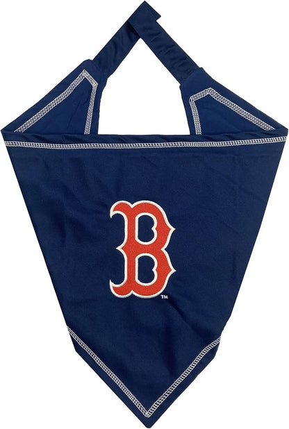 Pets First MLB Boston RED SOX TIE Bandana, Small/Medium. Dog Bandana Scarf Bib by PETSFIRST