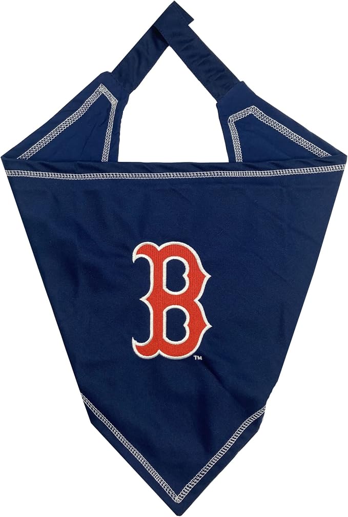Pets First MLB Boston RED SOX TIE Bandana, Large/X-Large. Dog Bandana Scarf Bib by PETSFIRST