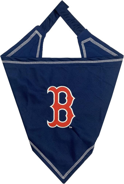 Pets First MLB Boston RED SOX TIE Bandana, Large/X-Large. Dog Bandana Scarf Bib by PETSFIRST