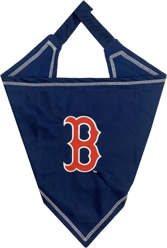 Pets First MLB Boston RED SOX TIE Bandana, Large/X-Large. Dog Bandana Scarf Bib by PETSFIRST