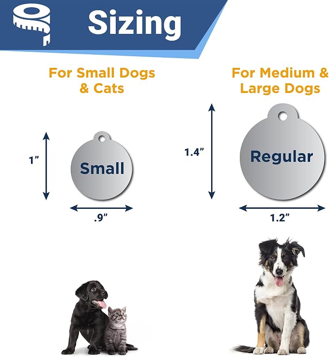 GoTags Stainless Steel Pet ID Tags, Personalized Dog Tags and Cat Tags - Image 7