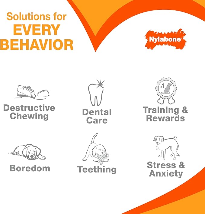 Nylabone Power Chew Classic Bone Chew Toy - Image 7