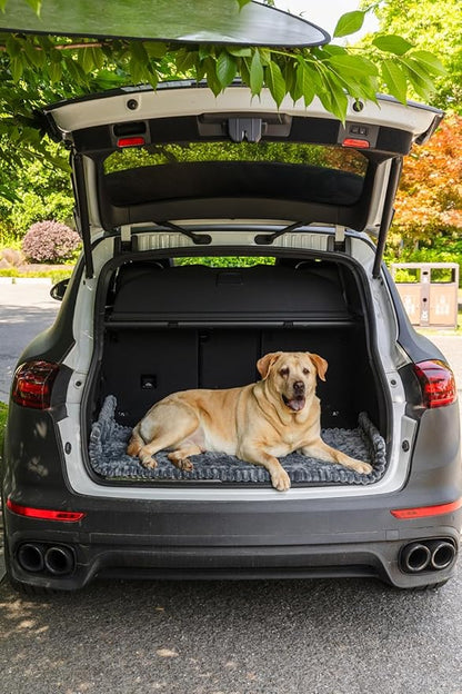 Non-Slip Dog Bed Mat for Car, Fuzzy Backseat Pet Mat, Travel Pet-Friendly Seat - Image 3