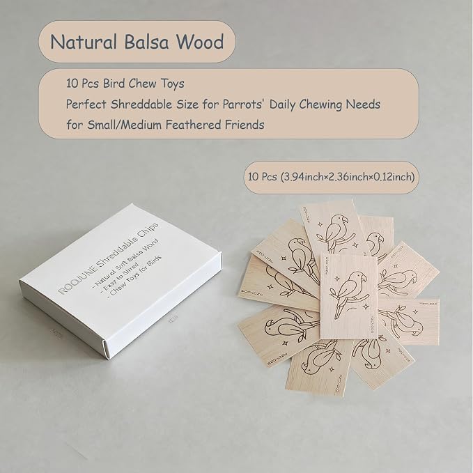 Bird Toys Chew Toys 100% Natural - Image 4