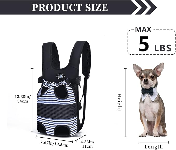 Pet Carrier Backpack, Pet Front Dog Carrier Backpacks, Adjustable Pet Front Cat - Image 7