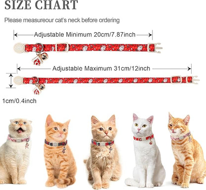 Unique style paws 2 Pack Christmas Kitten Collar Breakaway - Image 4
