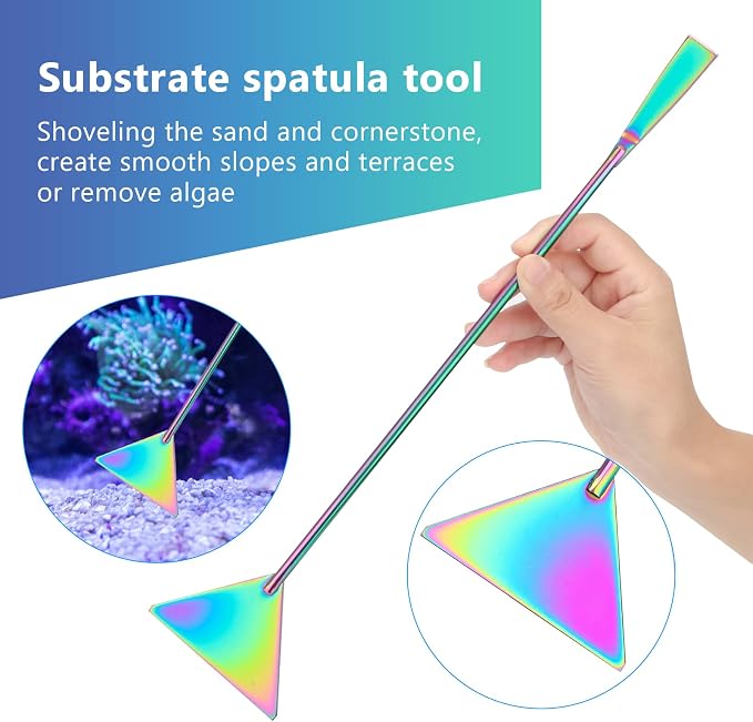 4 in 1 Quarium Aquascape Tools Kits, Anti-Rust Stainless Steel Aquatic Plant - Image 7