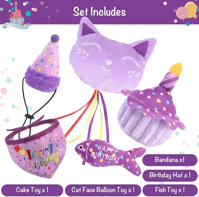 BINGPET Cat Birthday Catnip Toys - Image 5
