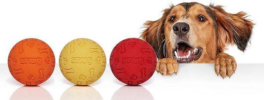 Snug Rubber Dog Balls for Small and Medium Dogs - Image 2