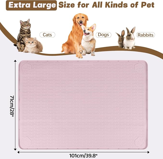 Cat Food Mat, Floor Protection - Image 2