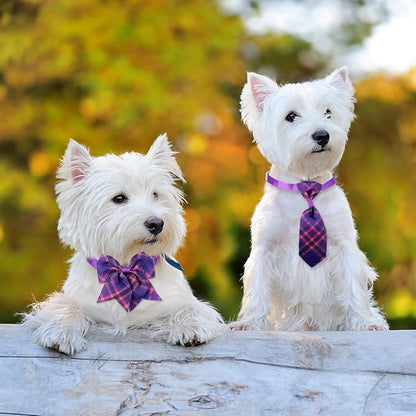 Reginary 100 Pieces Dog Bow Tie Collar Set Include 40 Dog Neckties, and 30 - Image 7