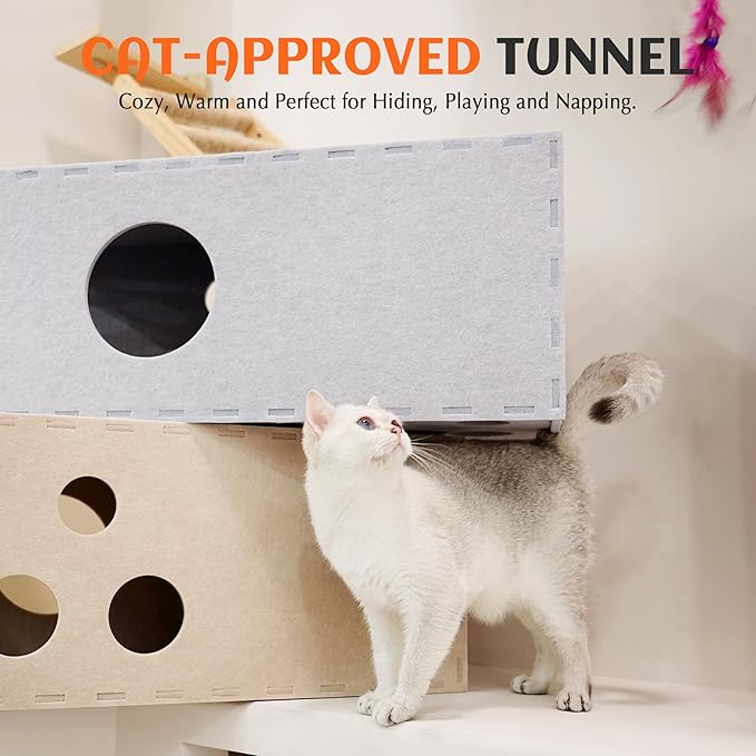 PETKARAY Cat Tunnel, Original Cat Hideaway Cave - Image 6