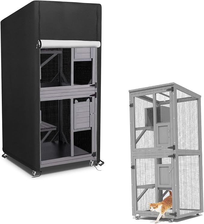 Kingling Outdoor Cat House Cover by Kingling