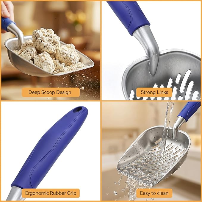 Cat Litter Scoop, Metal Scooper - Image 7