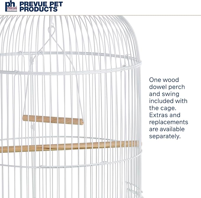 Prevue Hendryx SP31999G Classic Round Bird Cage - Image 4