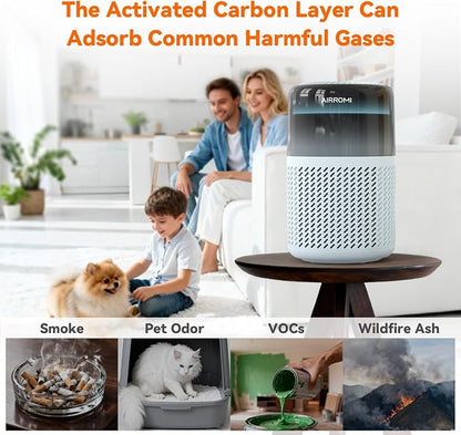 AIRROMI HEPA Air Purifier for Bedroom&Home, Pet Air Purifier for Home Pets - Image 5