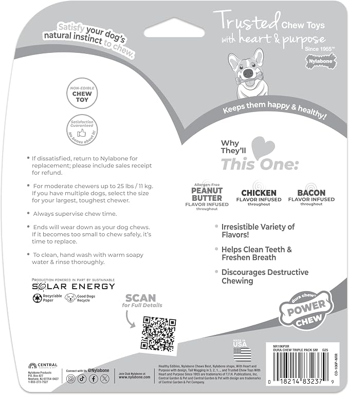 Nylabone Original Bone Power Chew Toy Value Pack - Image 12