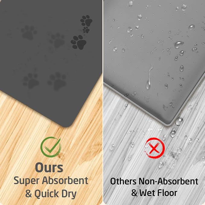 Pet Feeding Mats-Absorbent Dog Mat - Image 3