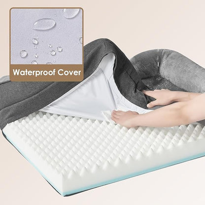 EHEYCIGA Orthopedic Dog Bed for Medium Dog, Waterproof Liner & Washable - Image 4
