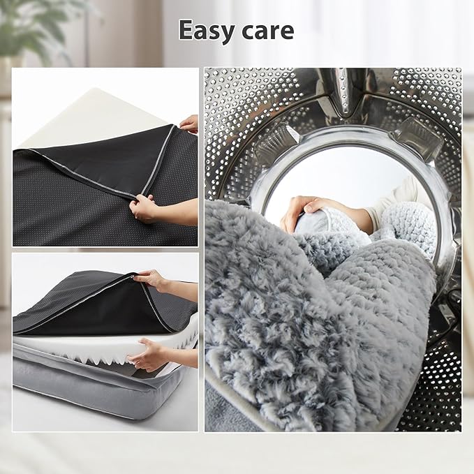 Orthopedic Dog Bed for Extra Large Dogs, Egg Crate Foam Bed for Extra Large Dogs - Image 5