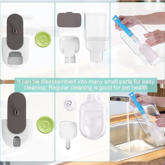 Hanging Automatic Food Water Dispenser, Gravity Rabbit Feeder, Water Dispenser - Image 5