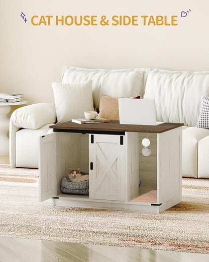Cat Litter Box Enclosure, Hidden Litter Box Cabinet Furniture - Image 2