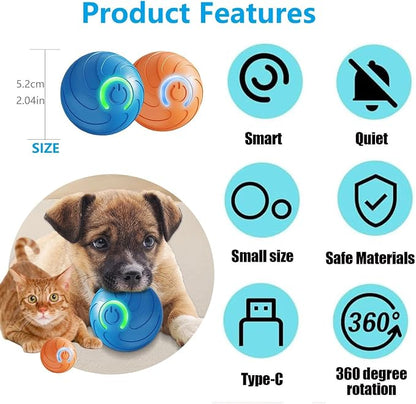Smart Jumping Ball for Dogs & Cats Duraspin Dog Bouncing Ball Random Path - Image 6
