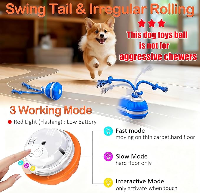 2Paks Interactive Dog Toys，Peppy Pet Ball - Image 2
