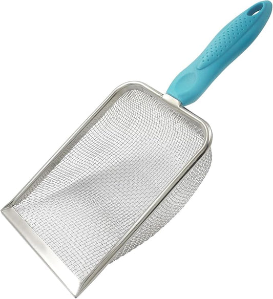 Murtenze Stainless Steel Cat Litter Scoop, Non-Stick Coated Metal Fine Sand by Murtenze
