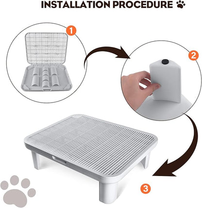 Adjustable Cat Step Ramp, Double Layer Litter Box Step - Image 4