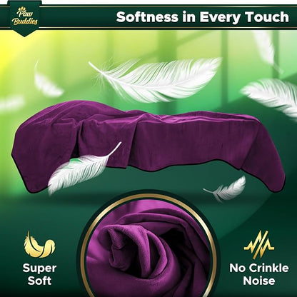 Paw Buddies Waterproof Blanket 80"x90" – Reversible Microfleece Throw - Image 2