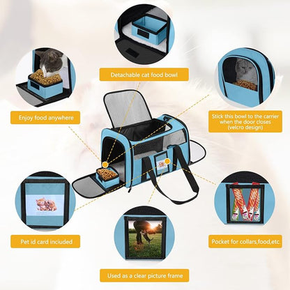 Cat Carrier Dog Carriers Airline Approved - Image 4