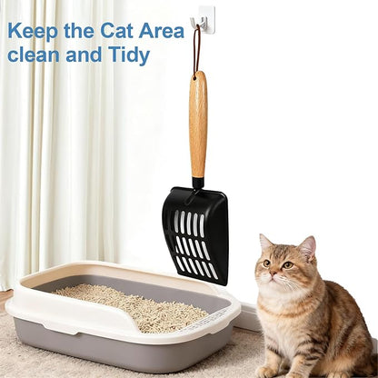 Cat Litter Scoop, Metal Litter Scoop, Heavy Duty Metal Cat Scooper - Image 4