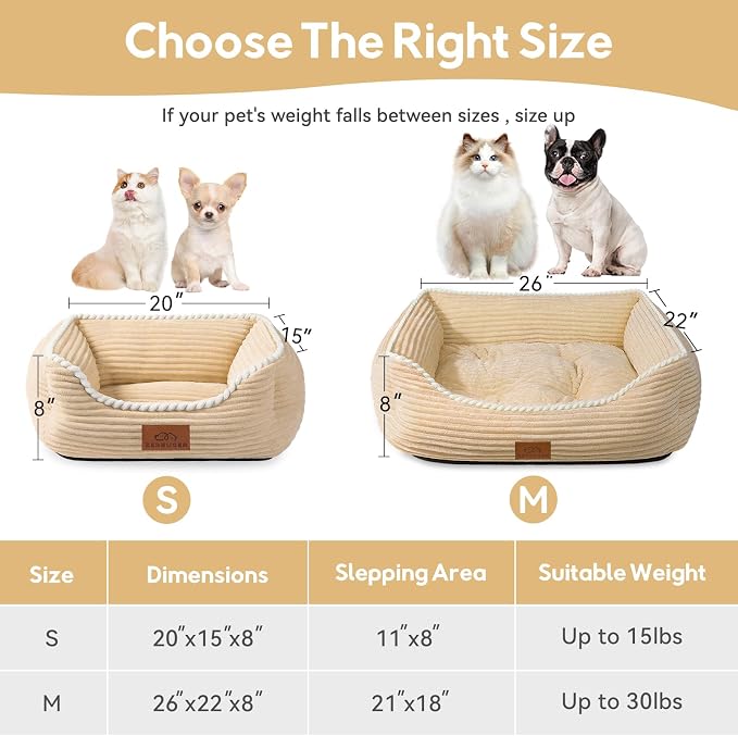 Rectangle Cat Dog Bed for Large Medium Small Pets Indoor Outdoor Machine - Image 2