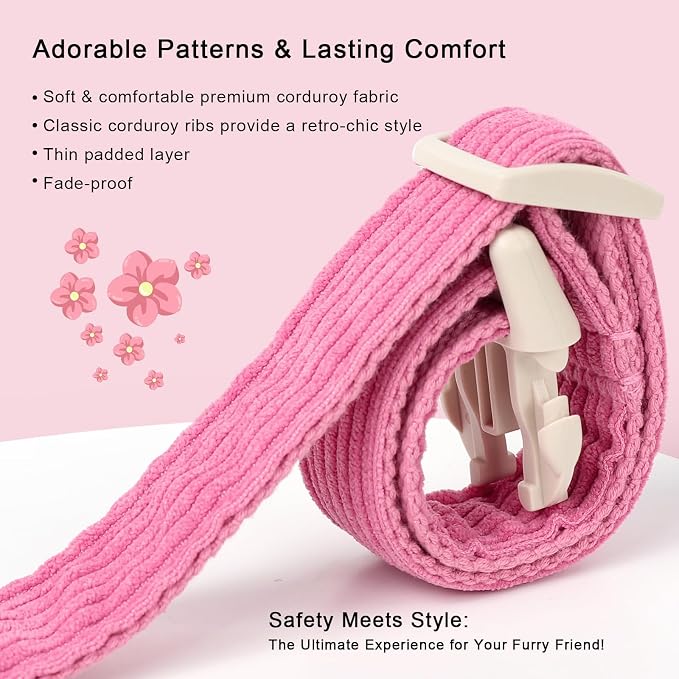 Cute Corduroy Dog Collar - Image 4