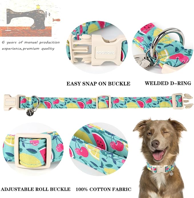 DOGWONG Cotton Dog Collar - Image 2
