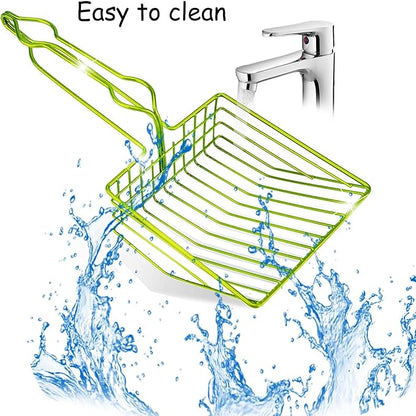 DHXYZZB Cat Litter Scoop, Metal Cat Litter Scooper Kitty Poop Scooper Stand - Image 3