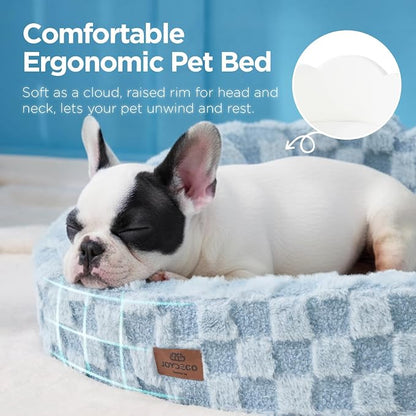 Joydeco Cloud Dog Bed for Small Dogs & Cats, Washable Pet Bed - Image 2