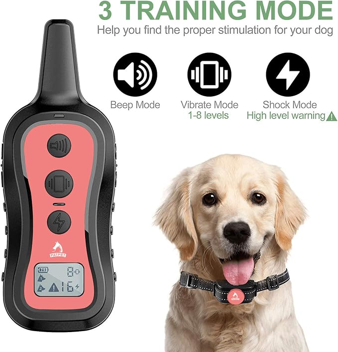 PATPET Dog Training Collar Shock Collar - Image 2