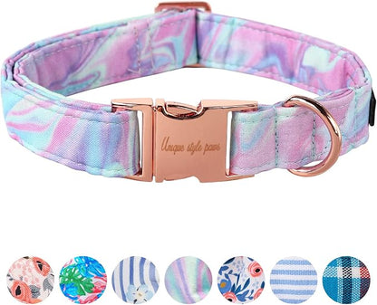 Unique Style Paws Metal Buckle Purple Blending Collar Gift by Uniquestylepaws