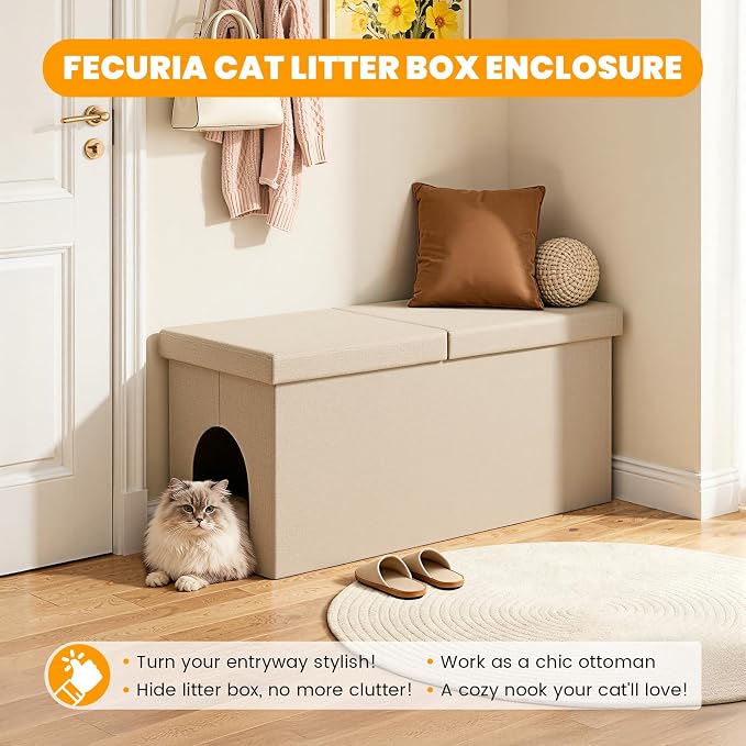 3-in-1 Cat Litter Box Enclosure - Image 5
