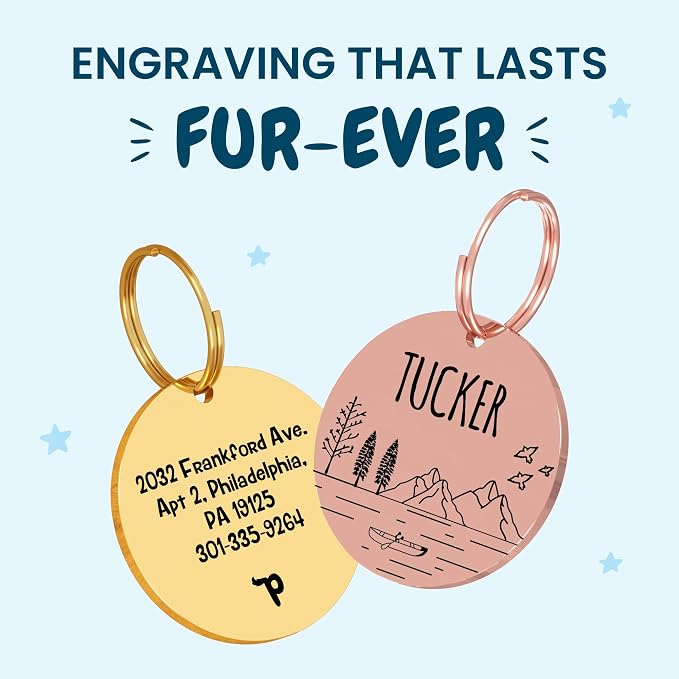 PawFurEver Personalized Dog Tags Engraved - Image 2