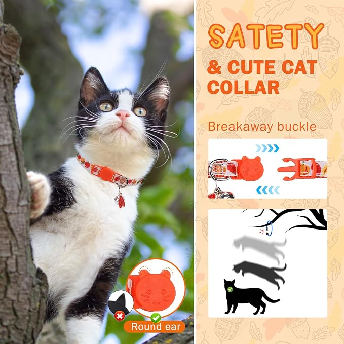 SCENEREAL Fall Cat Collar Breakaway - Image 3