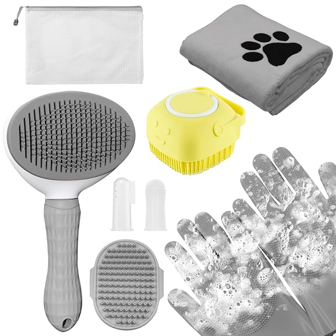 Dog Grooming Kit for Shedding – 8-Piece Pet Grooming Supplies - Image 2