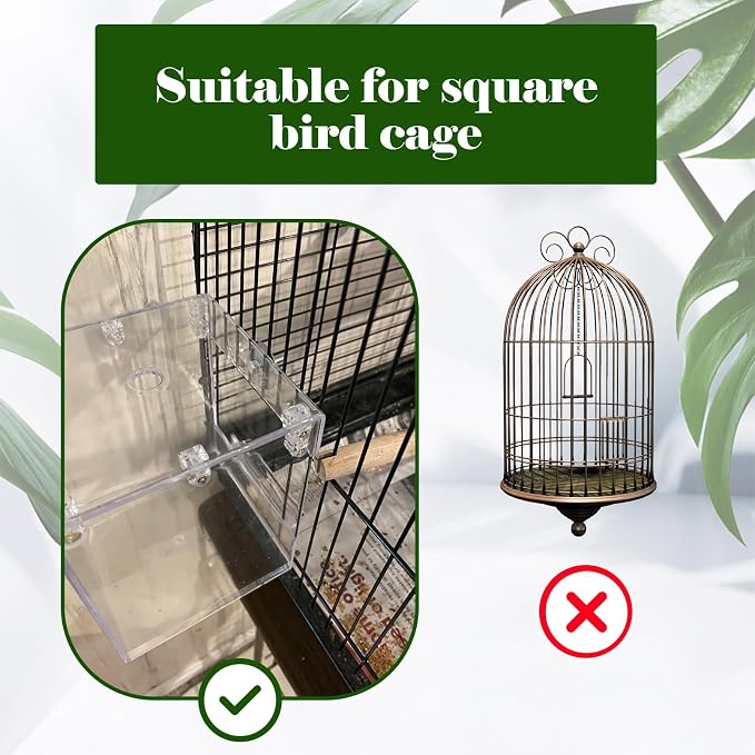 kathson Bird Bath for Cage - Image 6