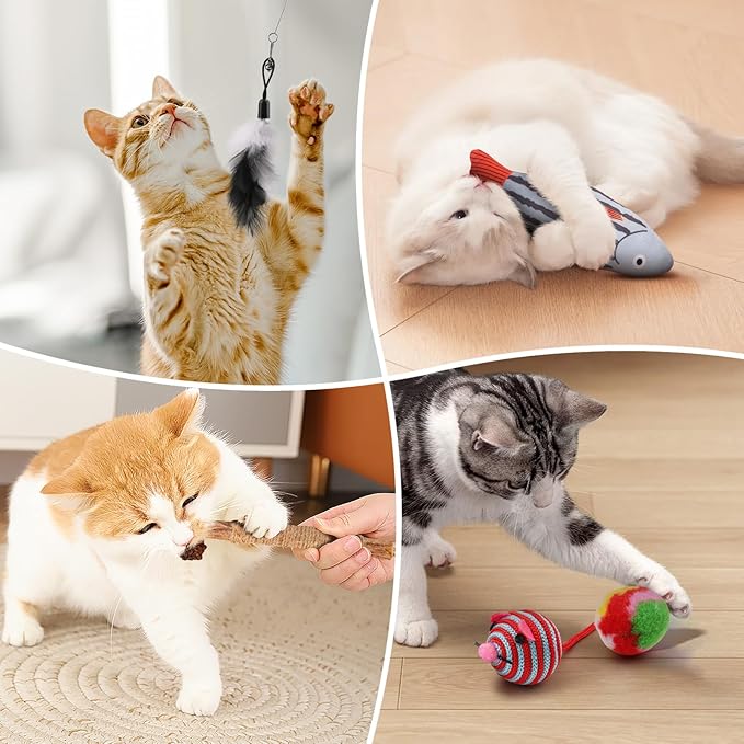 Fashion's Talk Cat Toys Variety Pack - Image 5