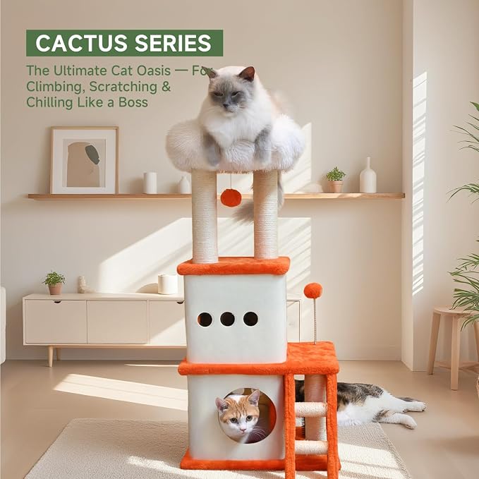 37.4-inch Cat Tree, Cat Tree Tower - Image 5