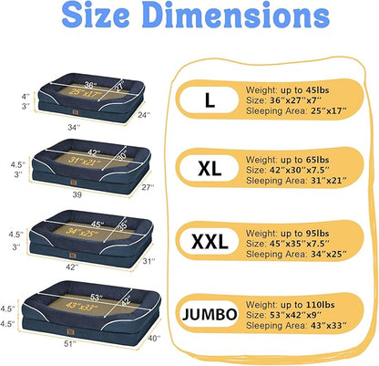 Removable Orthopedic Large Dog Bed -XL Large Dog Beds - Image 7