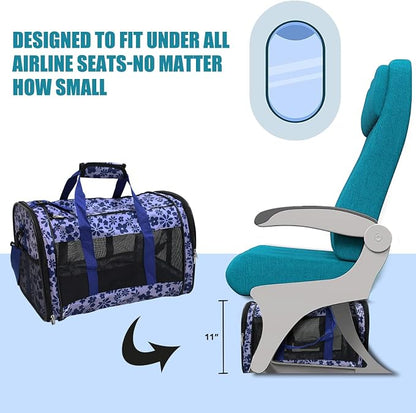 Soft-Sided Kennel Pet Carrier for Small Dogs, Airline Approved Cat Carriers Dog - Image 4